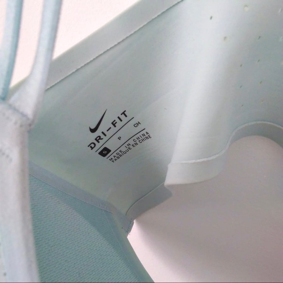 Nike Dri Fit Blue Sports Bra - Picture 4 of 4